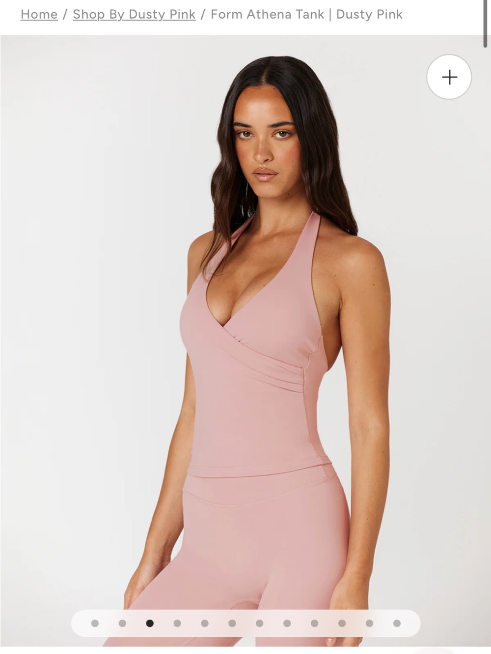 CSB Dusty Pink Form Athena Tank & Folder Shorts - Picture 5 of 5